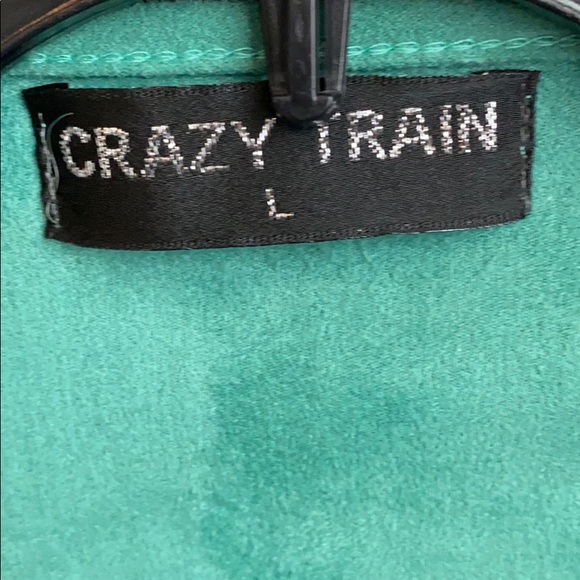Crazy Train Faux Suede Jacket - Picture 2 of 5
